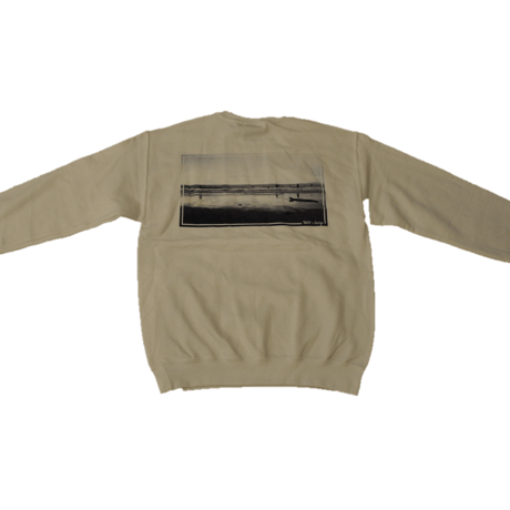 Big silhouette Sweat(White)seaside