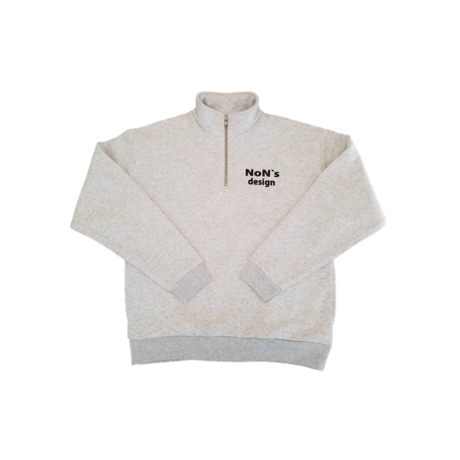 Half Zip Sweat(Gray)BtoB