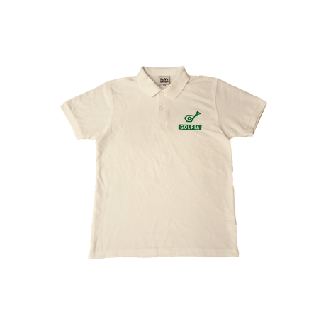 GOLPIA×NoN`s design Polo Shirt(White)