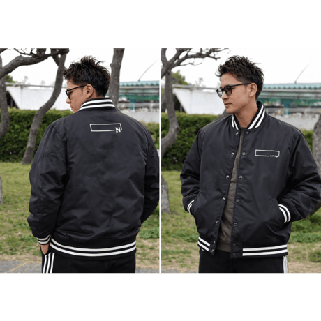 BoxLogo stadium jacket