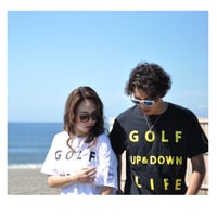 【5周年記念】ゴルフ我流道×NoN`s design T-shirt(W＆Black)