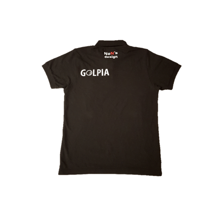 GOLPIA×NoN`s design Polo Shirt(Black)
