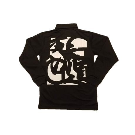ゴルフ我流道×NoN`s design Golf Polo(Black)