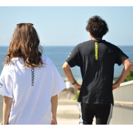【5周年記念】ゴルフ我流道×NoN`s design T-shirt(W＆Black)