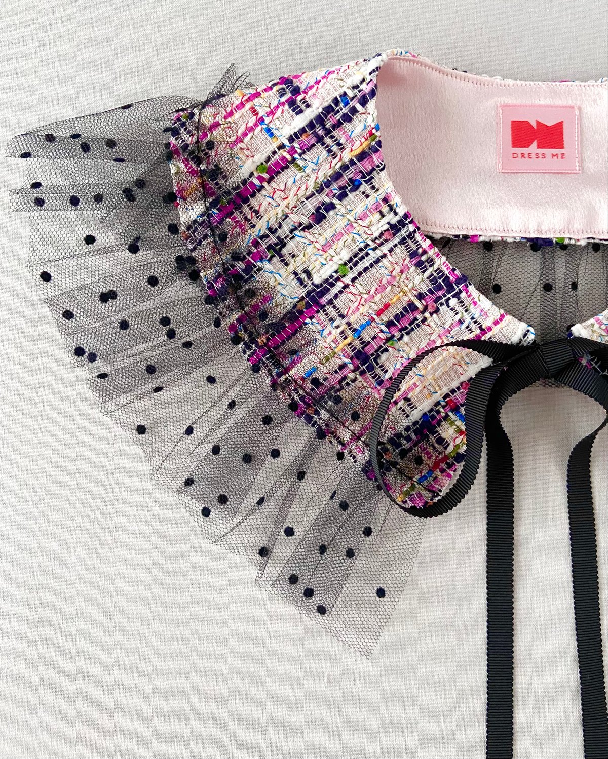 フランシュリッペ my collar fair つけ襟（NEW crystal bijou white  