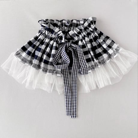 つけ襟 GINGHAM(BK)