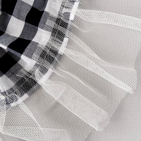 つけ襟 GINGHAM(BK)