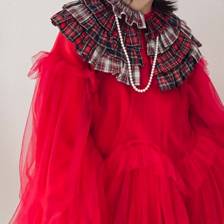 つけ襟 TARTAN
