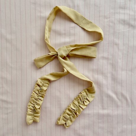 リボンタイ RIBBON TIE(mustard yellow)