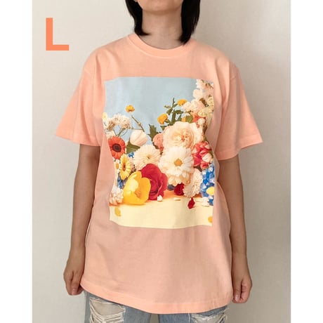 【サンプル】Tシャツ FLOWER POWER