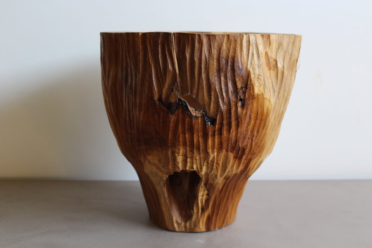 ウッドボウル 木工作品 オブジェ ボール オブジェ 木製 ウッドボール デコレーションオブジェ チーク材