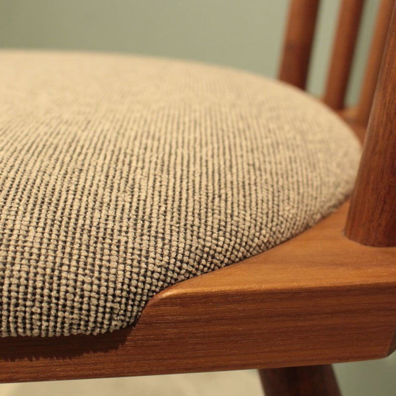 Lv-ched-wn エディ ダイニングチェア（板座/張座） ウォールナット材