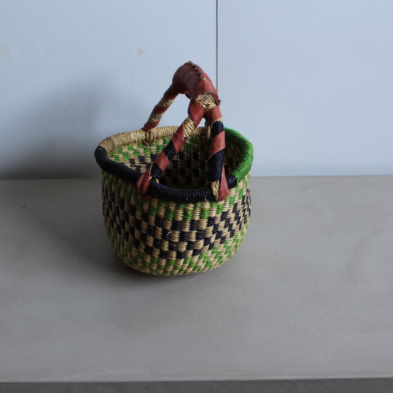 lefz-AS-011-4ブルキナバスケット(green) SS | Leaf Village