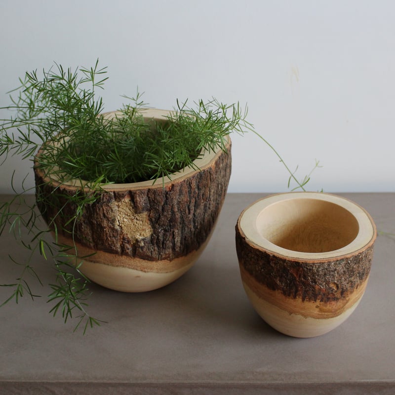 lefz-Tr-006A マンゴーウッドのウッドポット（小） | Leaf Village