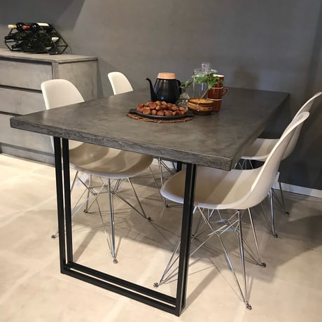 モールテックス ダイニングテーブル ASHGRAY"38" 脚TYPE:B脚  1800/900