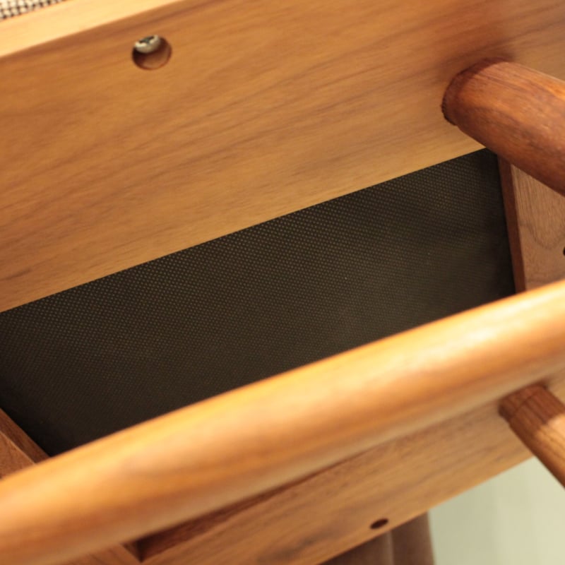 Lv-ched-wn エディ ダイニングチェア（板座/張座） ウォールナット材