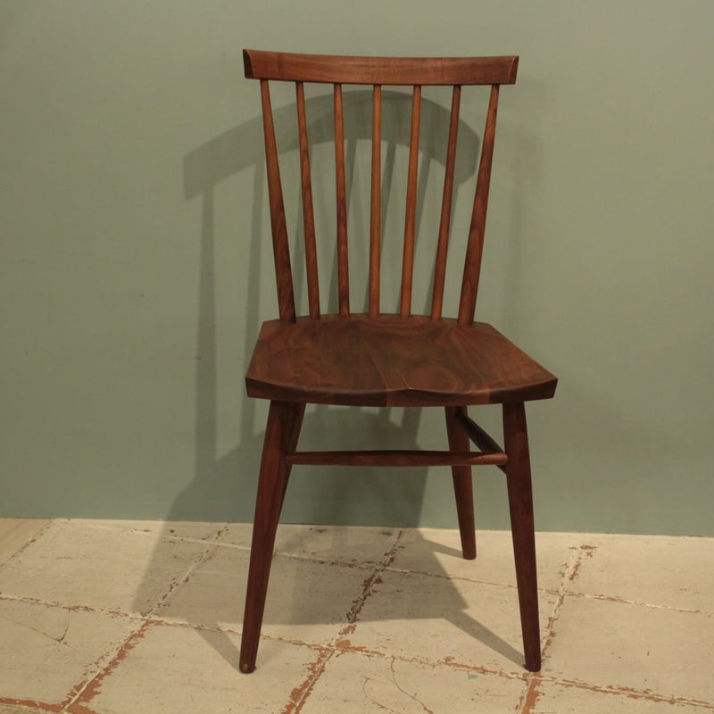 Lv-ched-wn エディ ダイニングチェア（板座/張座） ウォールナット材