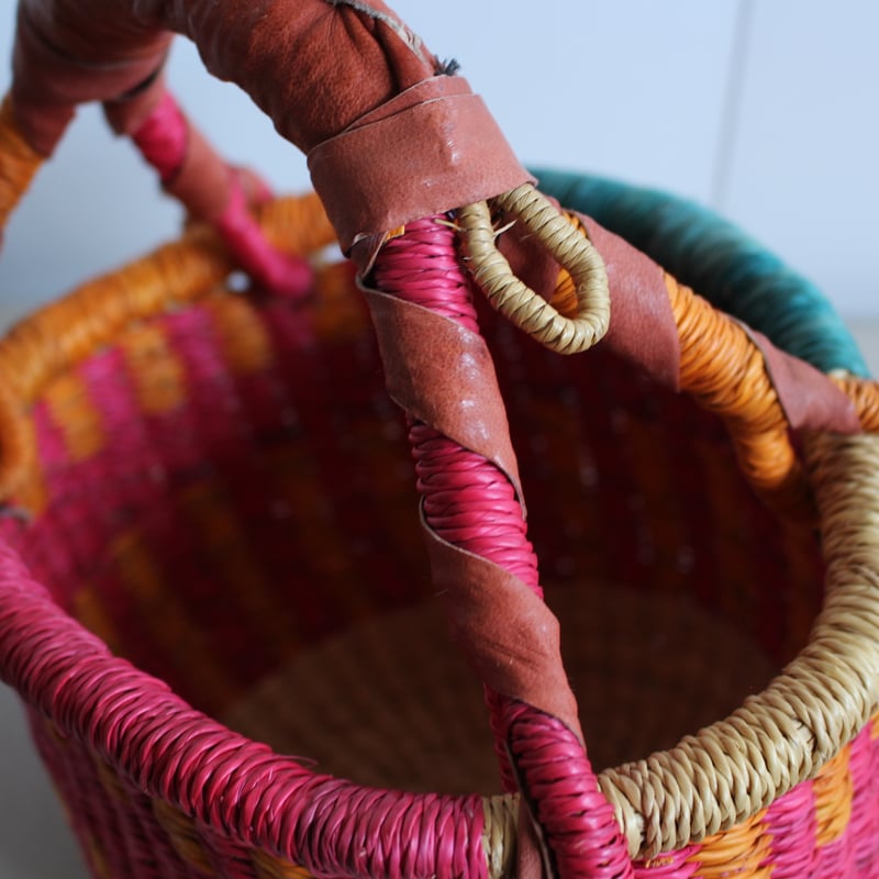 lefz-AS-011-2 ブルキナバスケット(pink×orange) SS | Leaf