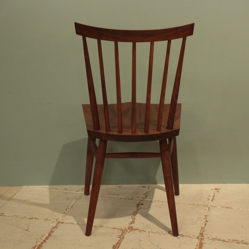 Lv-ched-wn エディ ダイニングチェア（板座/張座） ウォールナット材