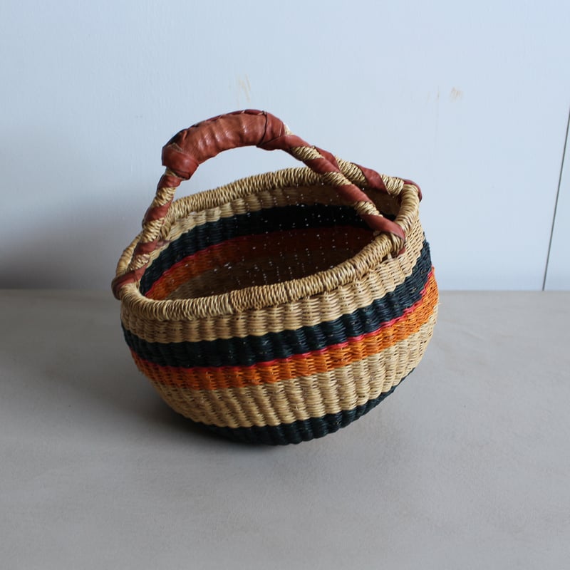 希少 ヨーロッパ経由 特大サイズ ブルキナファソバスケット