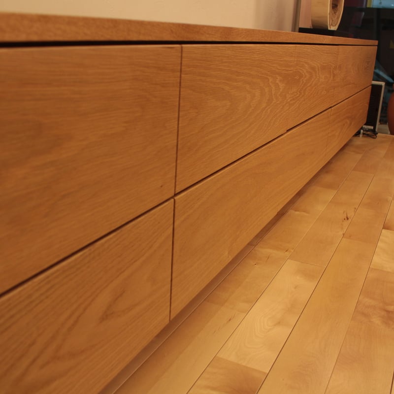 Ｗ2500ＴＶボード オーク材 W2500TVボード オーク材