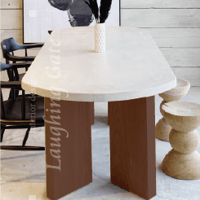 モールテックス ダイニングテーブルFROMAGE”OVAL"　脚TYPE:J/ウォールナット　2200/850/720