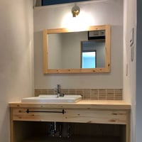リーフオリジナル03　木縁ミラー