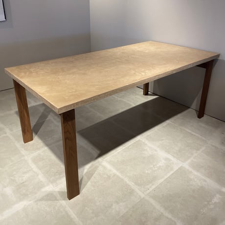 モールテックス ダイニングテーブル ASHGRAY"38" 脚TYPE:H脚ウォールナット 1800/900