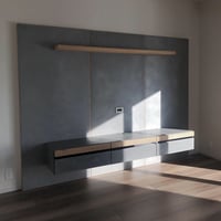 フロートタイプTVボード2200 シラー"02" ウォールナット