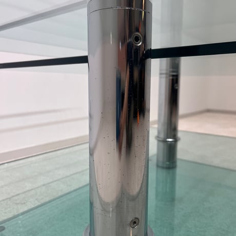 Ronald Schmitt（ロナルド・シュミット）　K500 ガラス　コーヒーテーブル　天板可動式【配送地域限定商品】