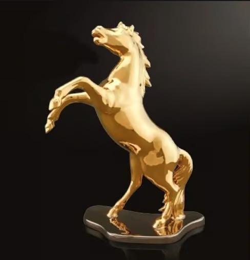 AHURA 】ゴールドの馬のオブジェ1 | APIS NET SHOP