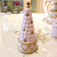 VILLARI マカロンタワー・小物入れボックス・ピンク