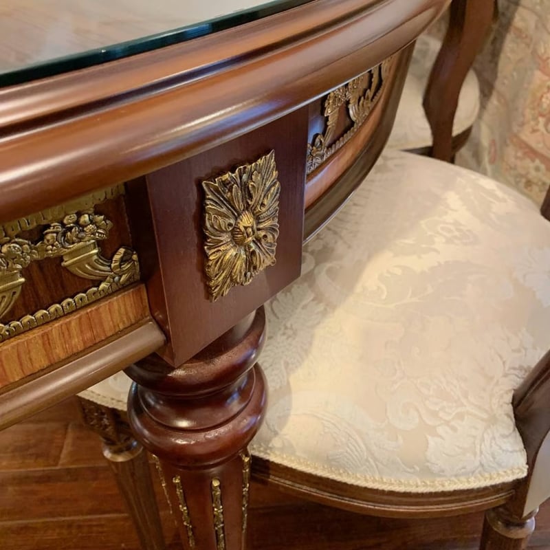 大理石　ルイ16世スタイル　ダイニング　カフェ　テーブル 大理石ルイ16世スタイルダイニングカフェテーブル