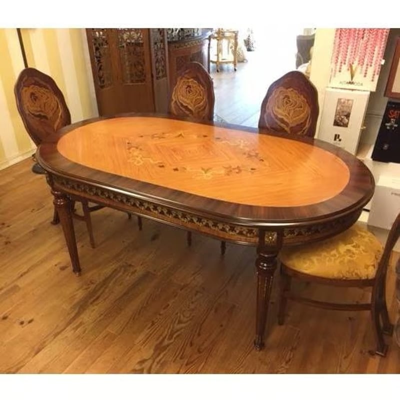 大理石　ルイ16世スタイル　ダイニング　カフェ　テーブル ルイ16世様式センターテーブル | Laurent