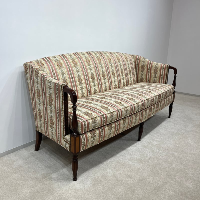 ソファ3P ヒッコリーチェア Hickory Chair Co Mahogany Sofa ア