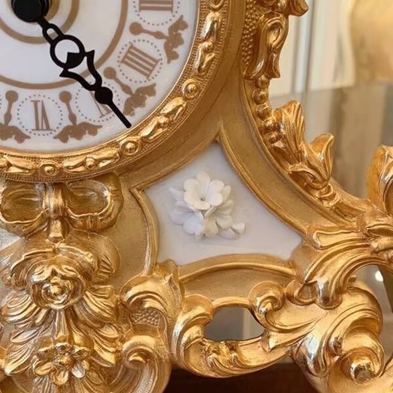 ゴールド 置時計　マントラ　プラピカネ　clock ホルダー　lunate ゴールド 置時計 マントラ プラピカネ clock ホルダー lunate