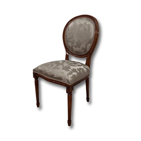 クラシック(ルイ16世スタイル)ダイニングチェア チーク材① クラシック(ルイ16世スタイル)ダイニングチェア チーク材①