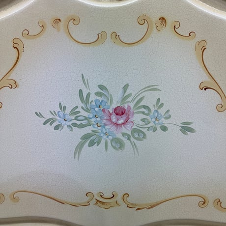 シングルベッド　SILIK　ART.701　06クラック仕上げ　マットレス/スプリング込　ロココ 白家具
