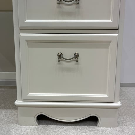 学習机　東海家具工業　デスク&ブックスタンド　白家具　姫系デスク