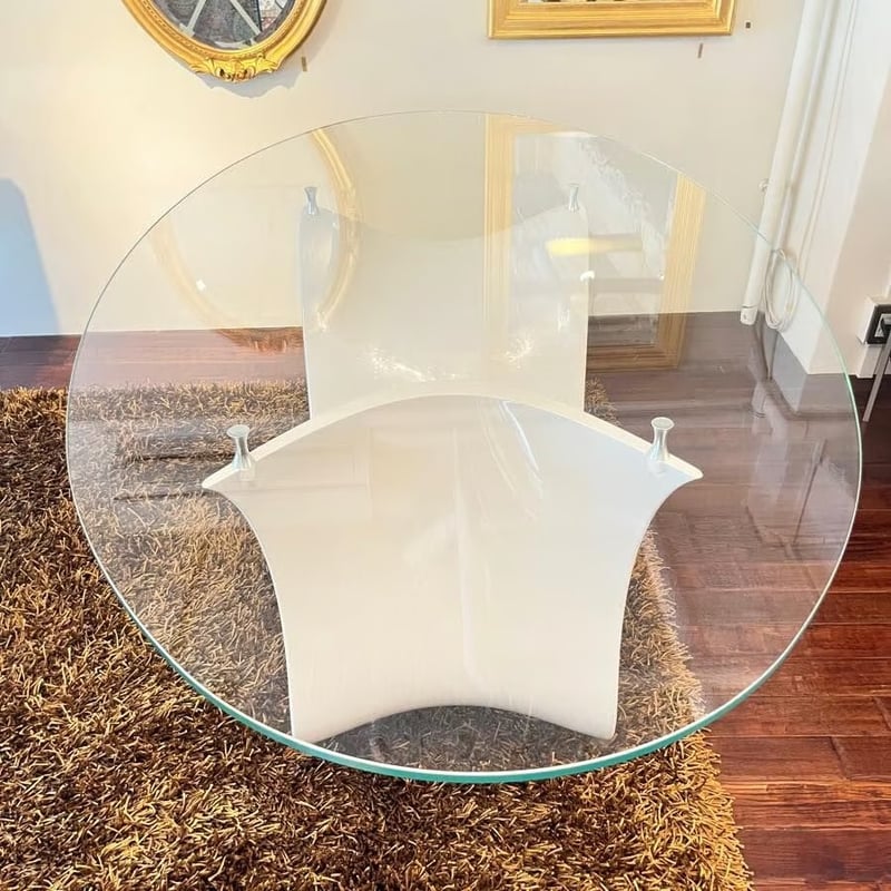 Lucite Ribbon Coffee Table ビンテージ Lucite Ribbon Coffee