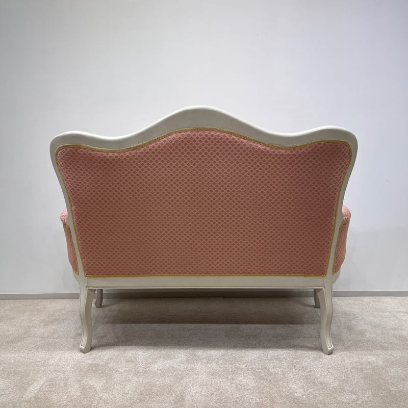 2人掛けソファー ロココ調 ルイ15世スタイル 猫脚 ラブソファ