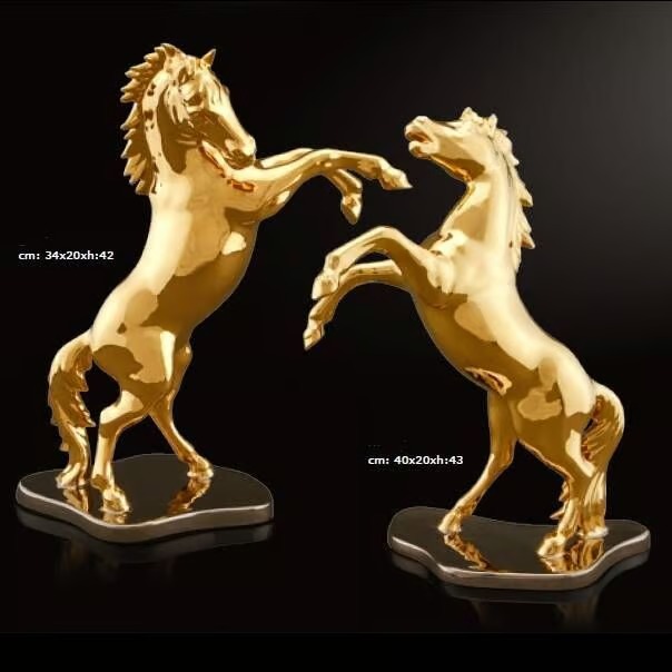 AHURA 】ゴールドの馬のオブジェ2 | APIS NET SHOP