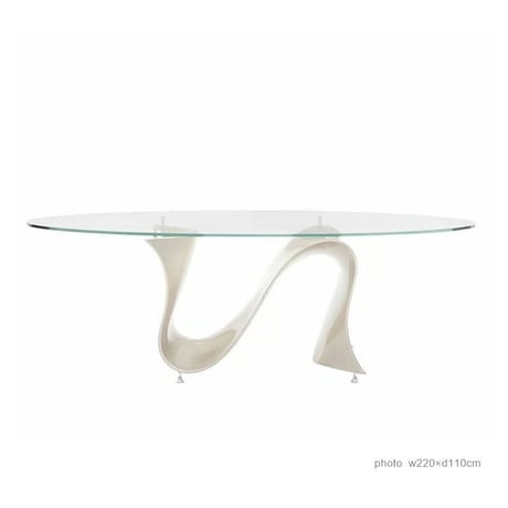 【 Tonin Casa 】ダイニングテーブル WAVE　【地域限定配送商品】