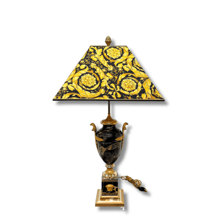 ☆豪華 versace テーブル☆イタリア製 ヴェルサーチ エンブレム 未使用