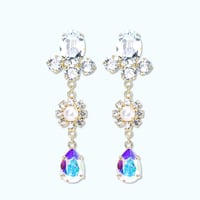 Mini Drop Earrings -LIGHT BLUE-