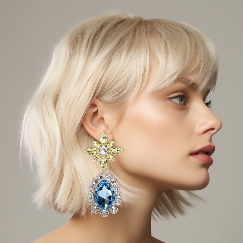 Oversized Teardrop Earrings | CITRON Bijoux onl...