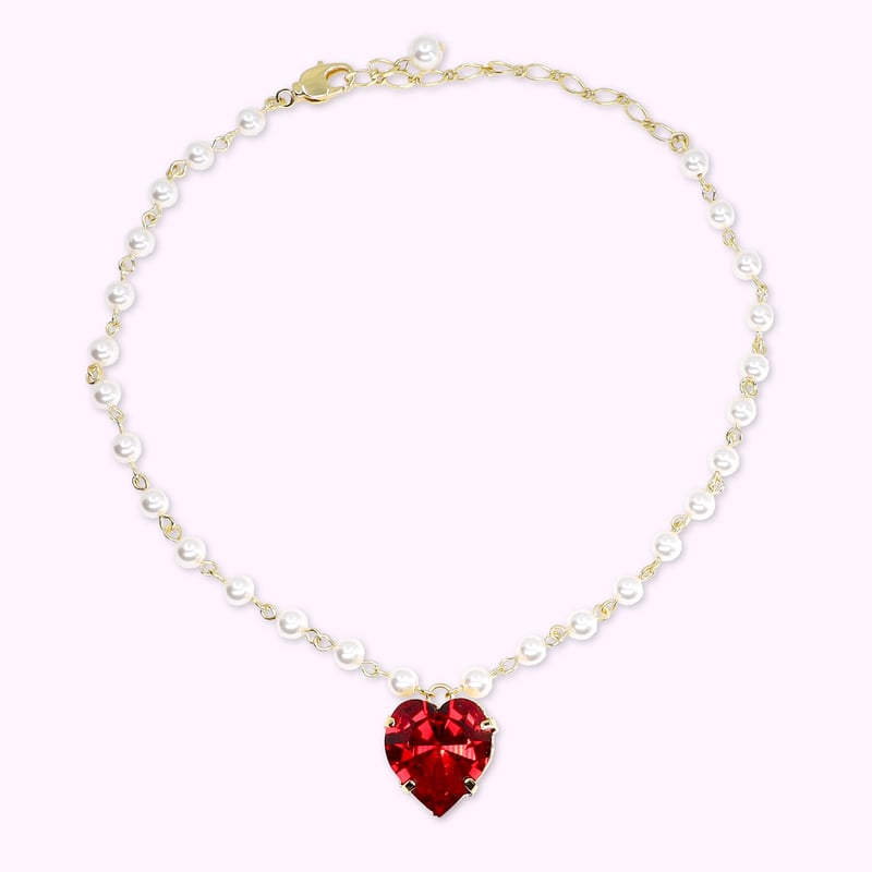 Limited】LOVE Necklace -SCARLET- | CITRON Bijou