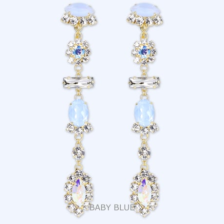 May Earrings -BABY BLUE-