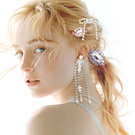 Tears Earrings -LIGHT BLUE-