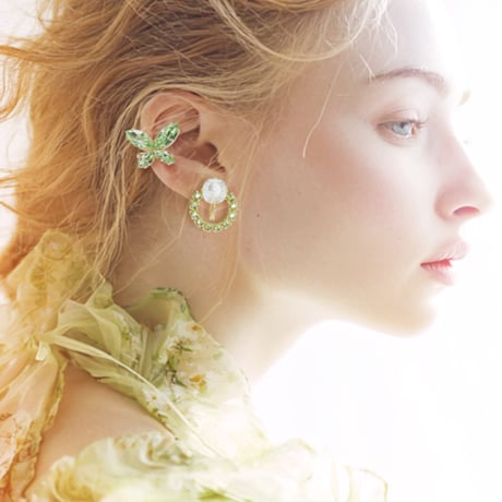 Crystal Ring Earrings -CRYSTAL-